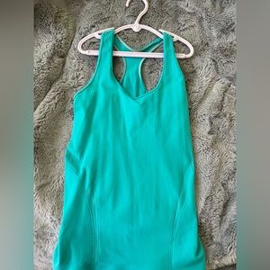 IVIVVA Turqouise Racerbank Workout Tank Top